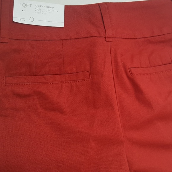 Loft fall color curvy cropped pants - Picture 7 of 8
